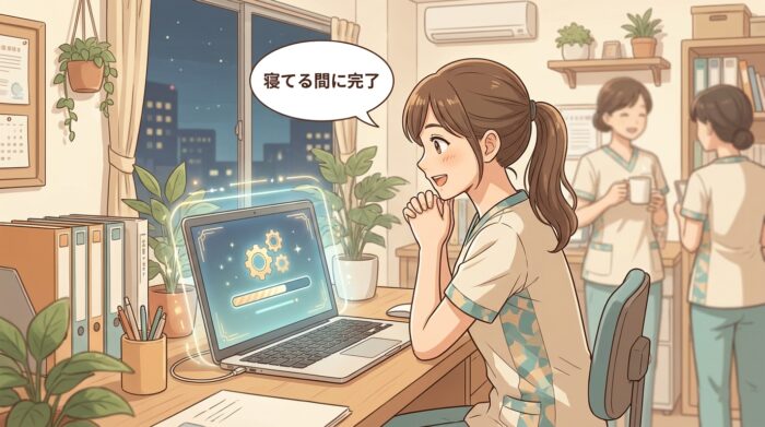 ルーティン業務が、静かに自動化され始めている