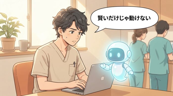 賢いだけのAIを前に困っている歯科医師