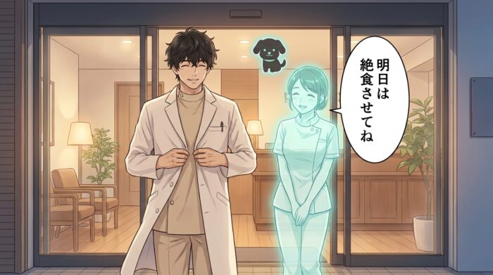 帰り際に翌日の予定を教えてくれる秘書のようなAI